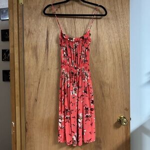 FREE PEOPLE INTIMATELY Floral DRESS! Lightweight Strappy Summer Bohemian Girly